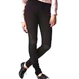 William Rast x Target Black Ponte Knit Moto Leggings Size Medium